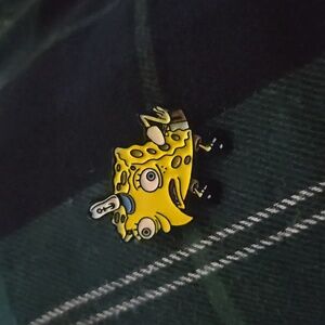 Mocking Spongebob Pin